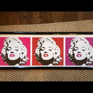 Marilyn Monroe retro framed poster